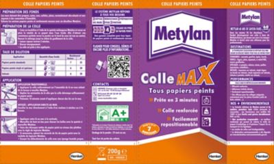 Colle Max Tous papiers peints Paquet 200g METYLAN