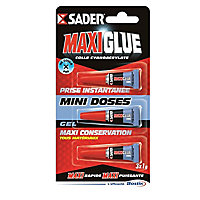 Colle Maxi glue gel SADER 3 x 1 gramme