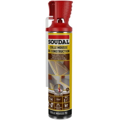 Colle mousse de construction Genius Gun 600ml Soudal
