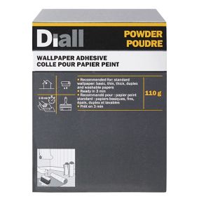 Colle papier peint en poudre Diall 110g