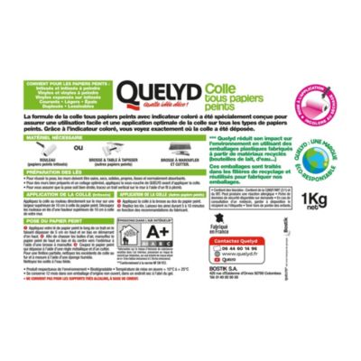 Colle papier peint Quelyd pâte avec indicateur coloré 1kg