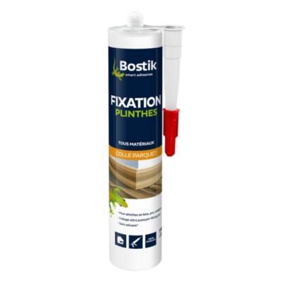Colle Parquets Bostik Fixation Plinthes Cartouche 310 ml