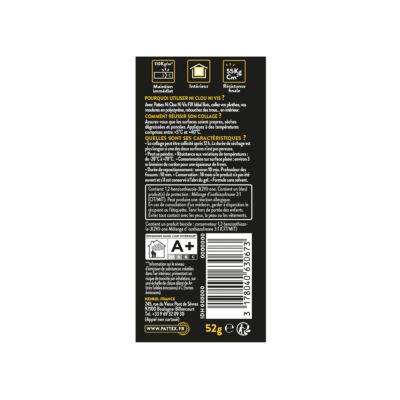 Colle Pattex Ni Clou Ni Vis extra fort et rapide tube 52g