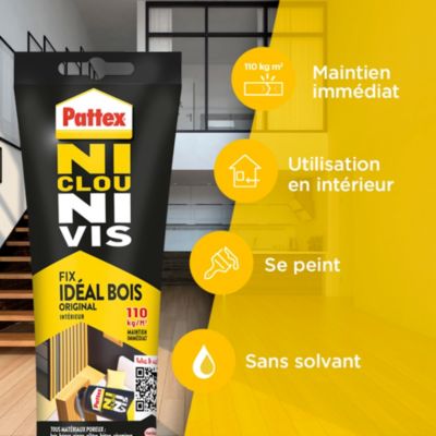 Colle Pattex Ni Clou Ni Vis extra fort et rapide tube 52g