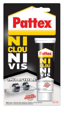 Colle Pattex Ni clou ni Vis transparente tube 40g