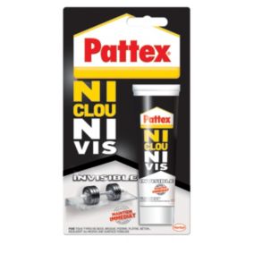 Colle Pattex Ni clou ni Vis transparente tube 40g