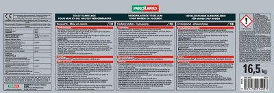 Colle pour carrelage mur et sol intérieur hautes performances blanc Parexlanko 15kg + 10% gratuit