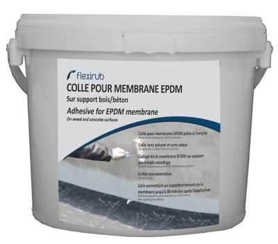 Colle pour membrane EPDM sur support bois et bêton Flexirub 8L