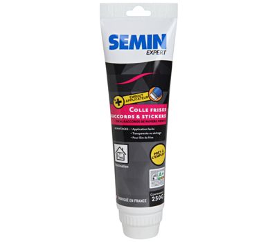 Colle pour Stickers Semin, Frises et Raccords Papiers Peints, Tube de 250 g