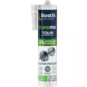 Colle Purefix tous travaux Bostik Super Power 290 ml