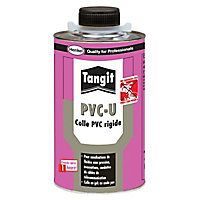 Colle PVC Rigide Non potable Tangit avec pinceau boîte 1kg