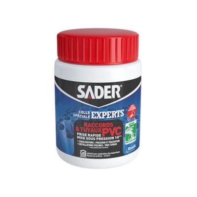 Colle Sader pour Raccords et Tuyaux en PVC 500 ml avec pinceau ...
