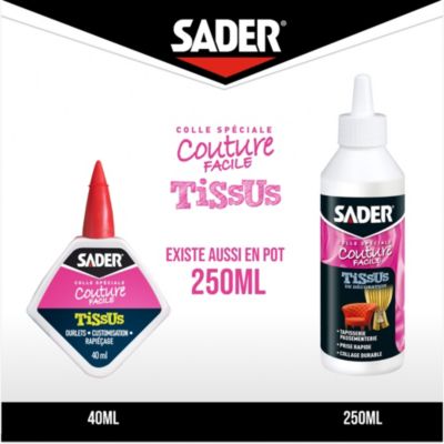 Colle Sader pour Tissus - Couture Facile Flacon 40 ml