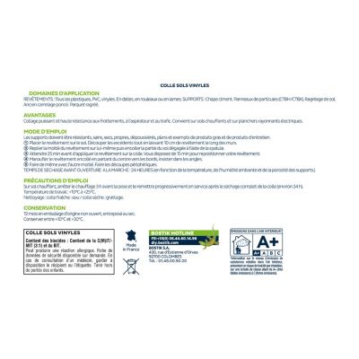 Colle Sols Souples Bostik pour Sols Vinyles - Revêtements Plastiques 3kg