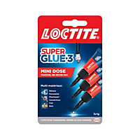 Colle Superglue-3 Control Liquide mini dose Loctite 3 x 1g
