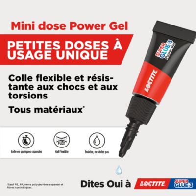 Colle Superglue-3 Power Flexgel Loctite 3g