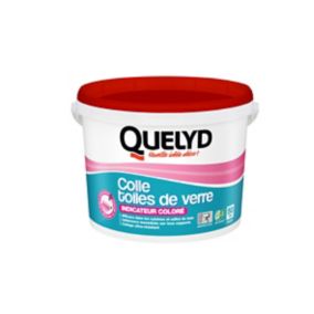 Colle toile de verre Quelyd pâte avec indicateur coloré 10kg