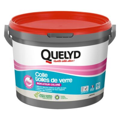 Colle toile de verre Quelyd pâte avec indicateur coloré 10kg