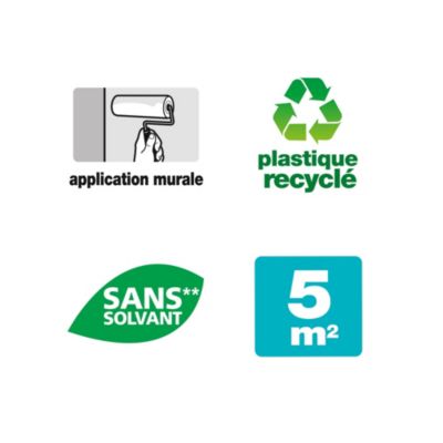 Colle toile de verre Quelyd pâte avec indicateur coloré 1kg