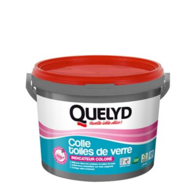 Colle toile de verre Quelyd pâte avec indicateur coloré 5kg