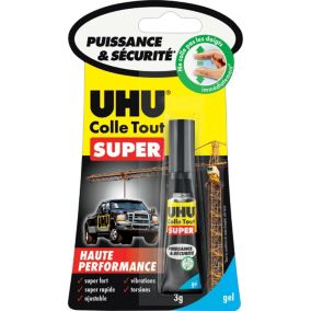 Colle UHU Colle Tout Super format gel 3 grammes
