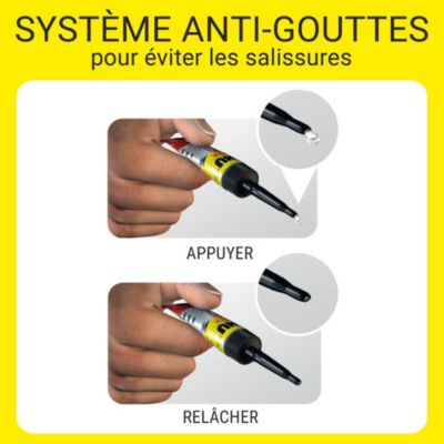 Colle UHU Power glue format liquide 3 grammes