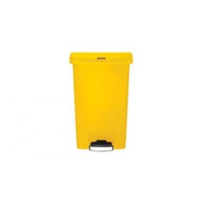 Collecteur déchets à pédale Slim Jim 50 litres - Jaune