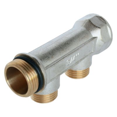 Collecteur de distribution 2 sorties à portée plate easy lock m1/2" - Somatherm For You