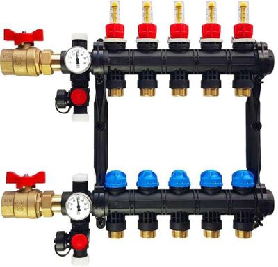 Collecteur NIS avec débitmètre - 8 circuits - ROTH