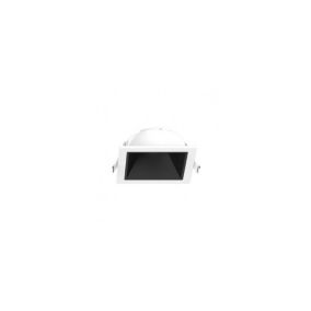 Collerette Basse Luminance IP20 82mmx82mm Blanc/Noir - perçage 68mmx68mm