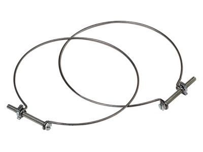 Collier Aldes Ø 100 mm pour raccord conduit souple, lot de 2