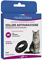 Collier antiparasitaire dimpylate chat