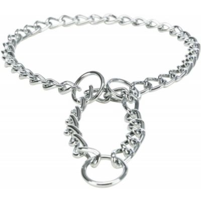 Collier d'arrêt  XL  65 cm/3 mm chaîne, simple rang.  pour chien