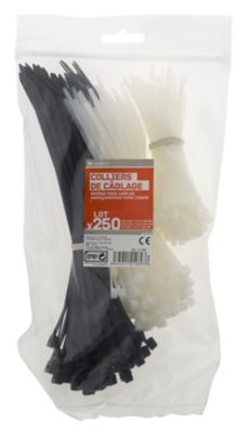 Collier de câblage Zenitech 250 pièces