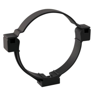 Collier de fixation pour tube de descente Ø80 anthracite Fitt