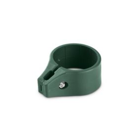 Collier de fixation rond pour portillon grillagé 60mm Vert