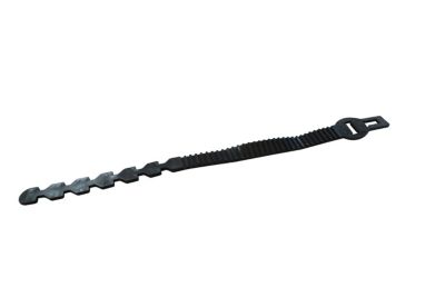 Collier de tuteurage cranté 45cm noir