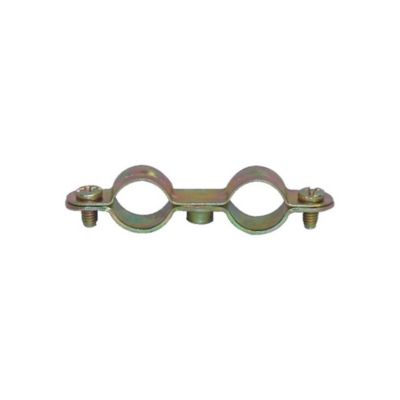 Collier double de plomberie bichromaté 20 boite de 100 - ULTIMA - 200020P