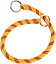 Collier étrangleur nylon corde 65cm orange
