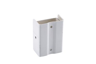 Collier fixation descente blanc aluminium