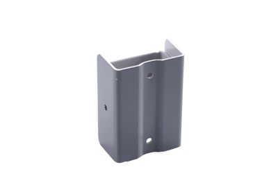 Collier fixation descente bleu aluminium