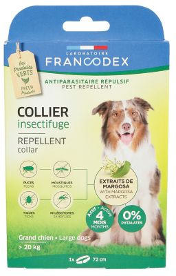 Collier insectifuge pour grand chien