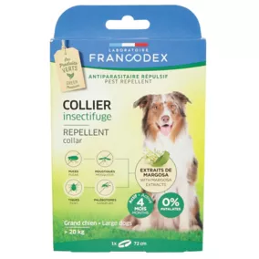 Collier insectifuge pour grand chien
