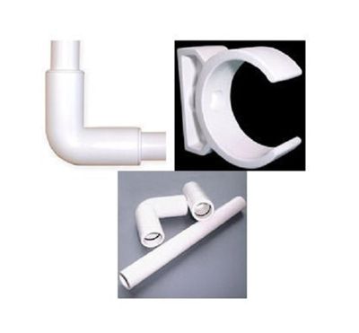 Collier pour fixation de tube PVC rigide - pour tube diam : 20mm