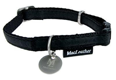 Collier réglable Mc Leather 10mm noir