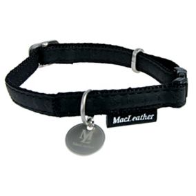 Collier réglable Mc Leather 15mm noir