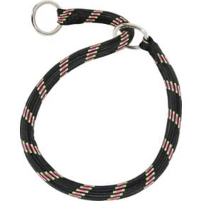 Collier étrangleur nylon corde 65cm noir