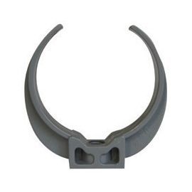 Colliers de fixation 5 pièces Lyre coloris gris Fitt Ø 32 mm