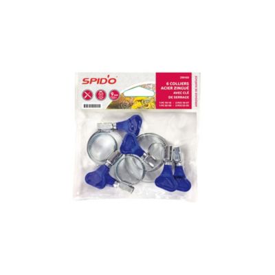 Colliers de serrage Spido (lot de 6)