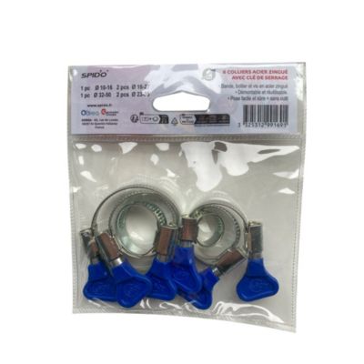 Colliers de serrage Spido (lot de 6)